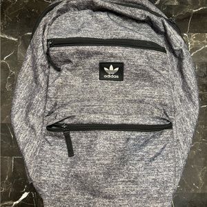 Adidas Charcoal gray 3 stripes backpack/bookbag